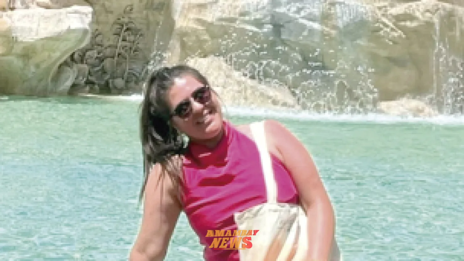 Paraguaya liga feroz multa por bañarse en una famosa fuente en Italia