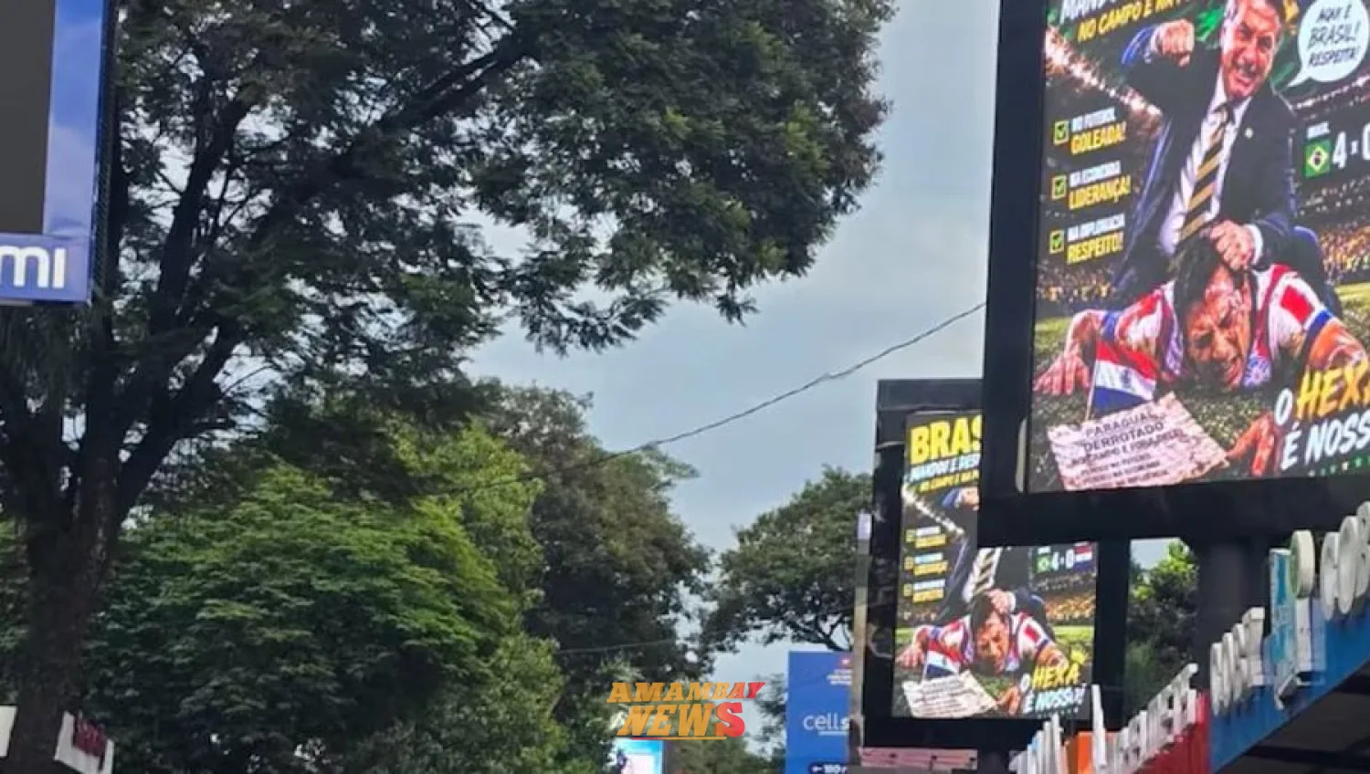 Hijo de Jair Bolsonaro expresa solidaridad con Paraguay tras polémica por carteles en CDE