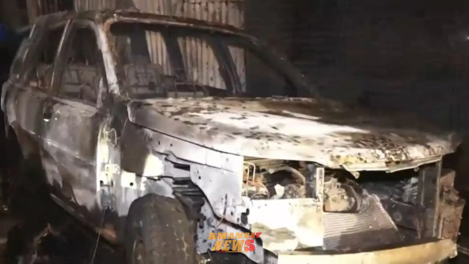 Incendian vehículo de alias La Vaca, el presunto tortolero detenido luego de una persecución policial