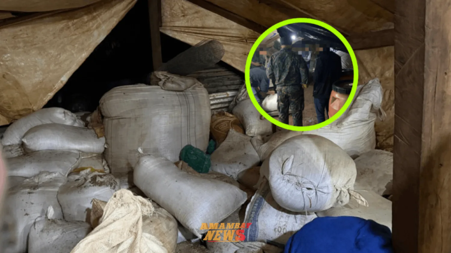 Destruyen centro de acopio con más de 800 kilos de marihuana en Ypejhú