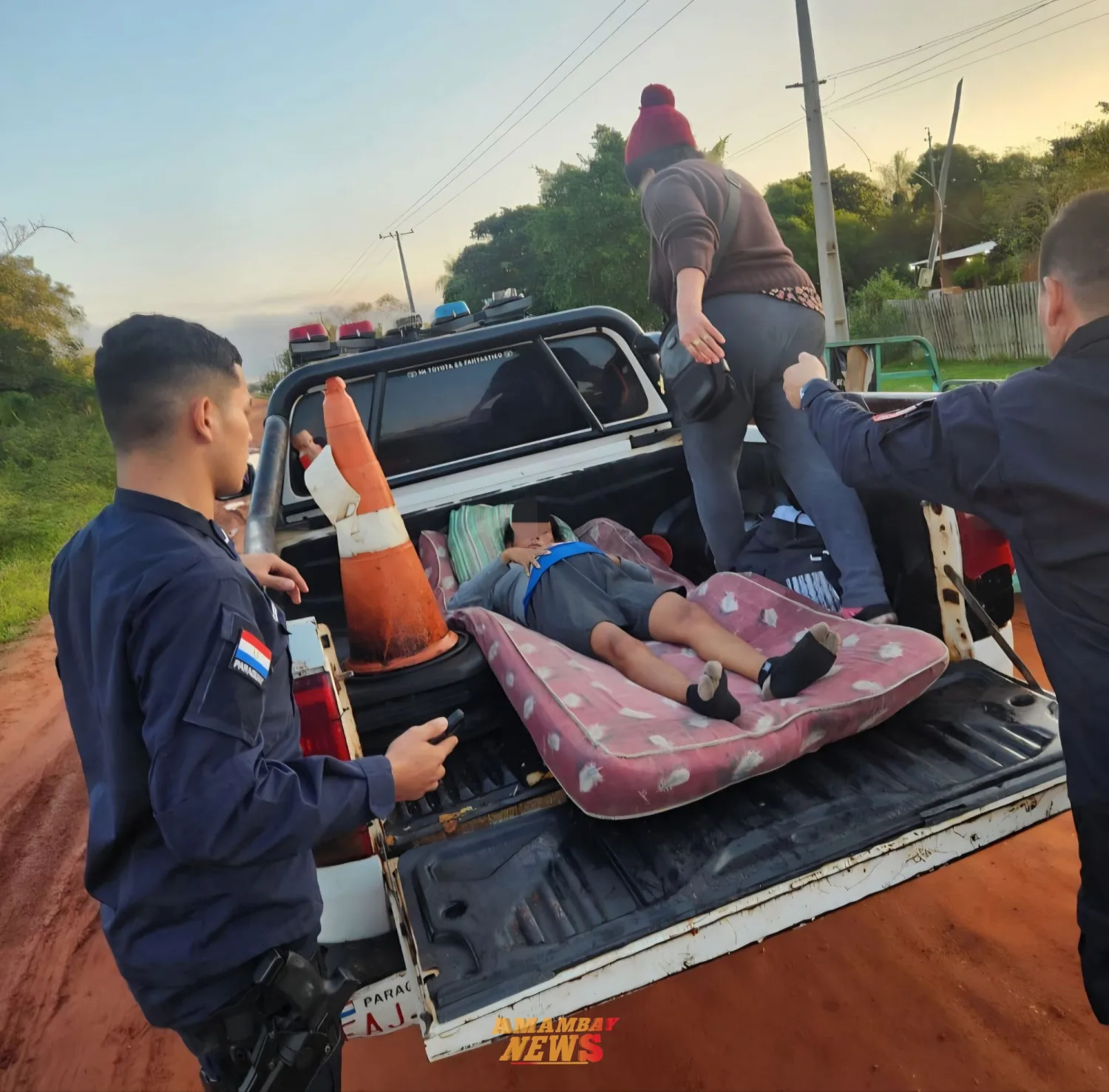 Concepción: Policías asisten un parto de emergencia en una patrullera camino al Hospital Regional