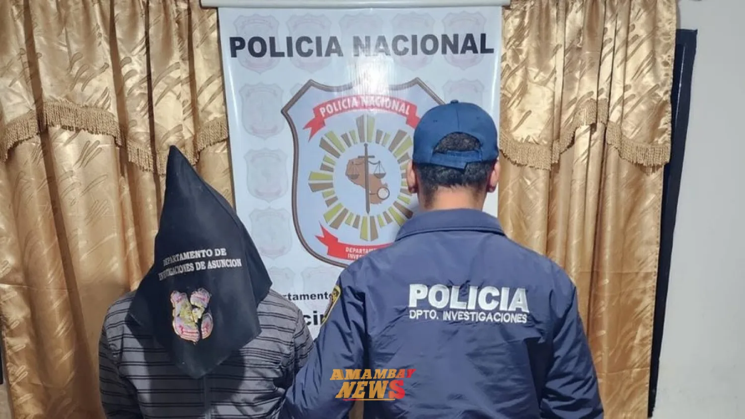 Policía detiene a dos personas en el centro de Asunción tras la derrota de la Albirroja