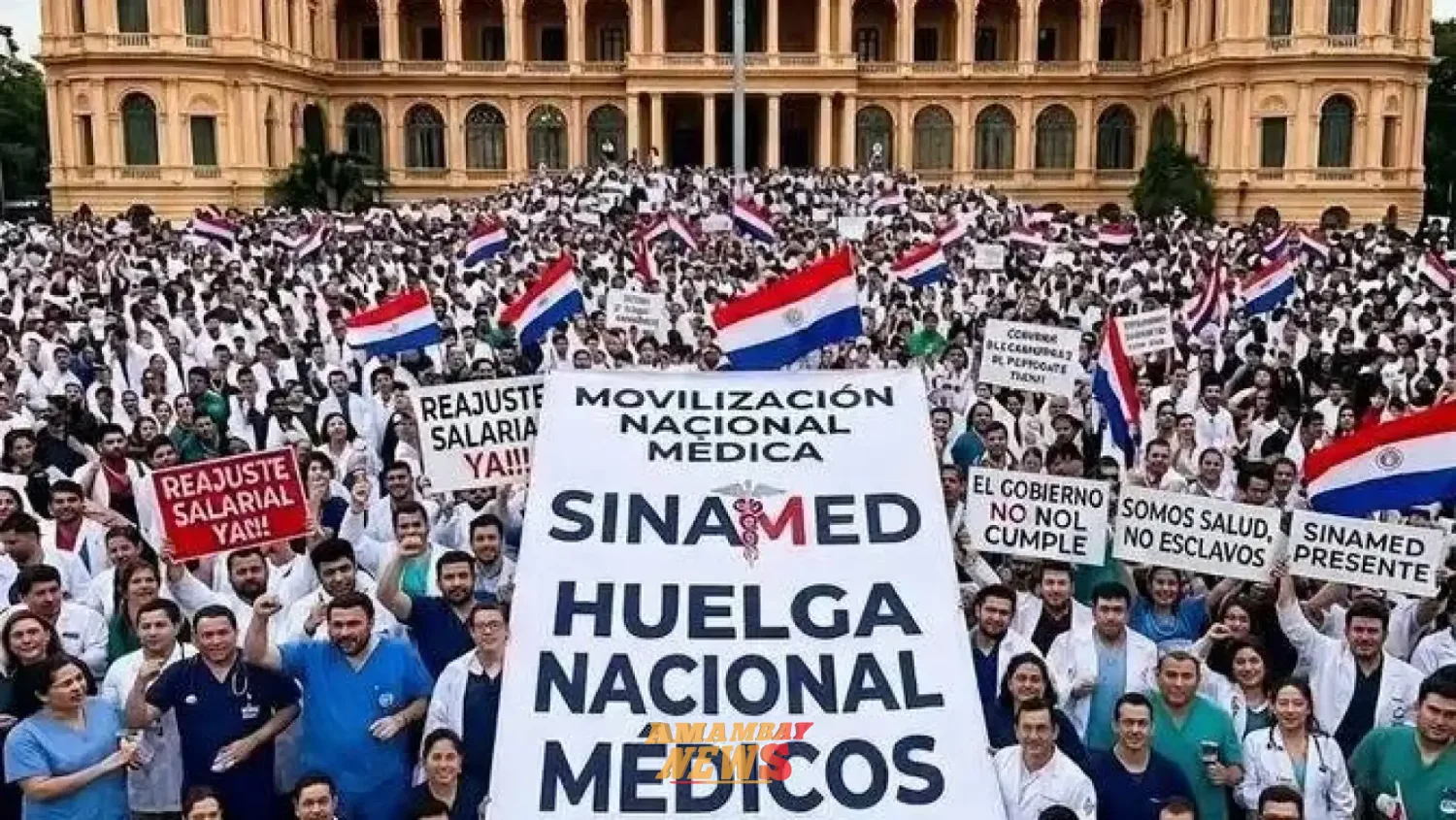 Huelga de médicos: Exigen un reajuste salarial en PGN 2027