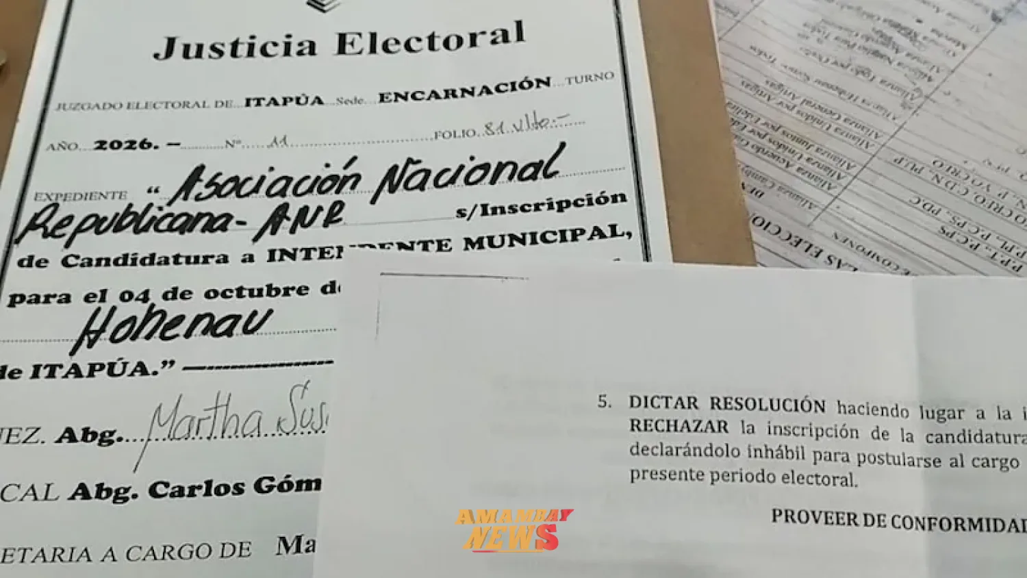Impugnan a candidato colorado a la intendencia de Hohenau