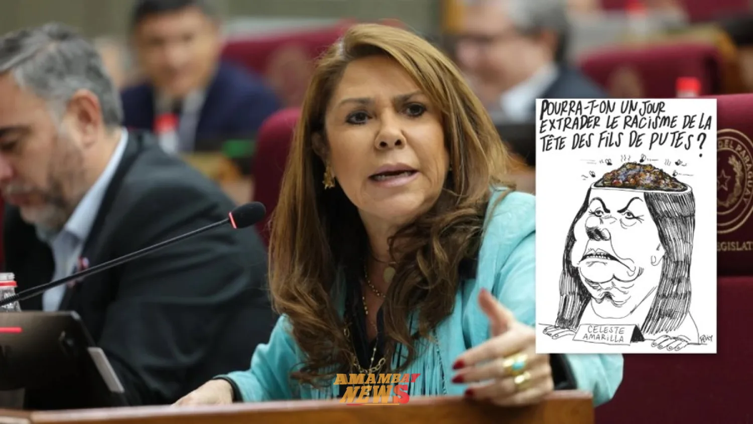 Revista francesa publica otra picante caricatura de Celeste Amarilla tras el lío con Mbappé