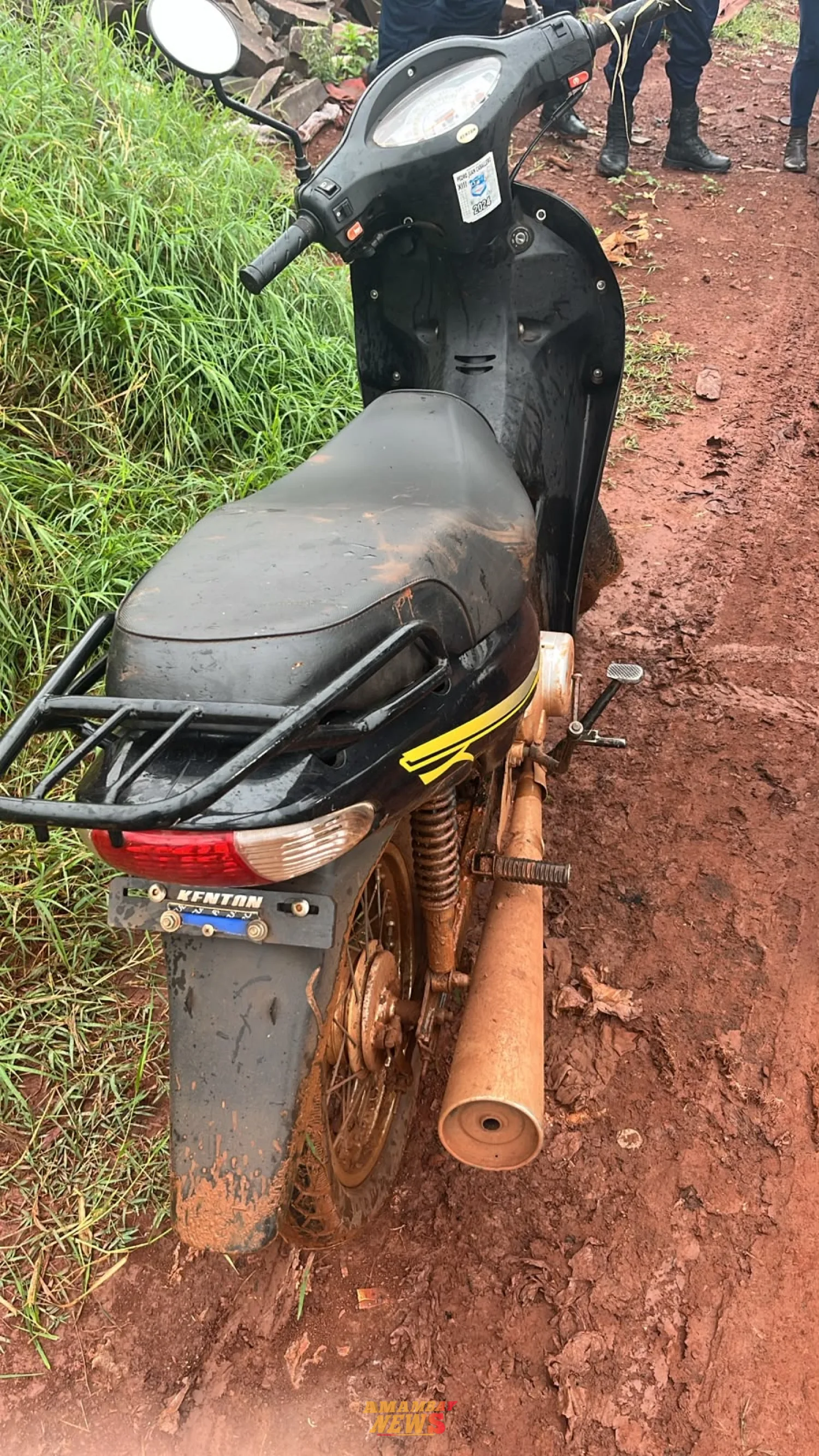 VIDEO: Frontier Security y policías recuperan motocicleta tras una persecución en PJC