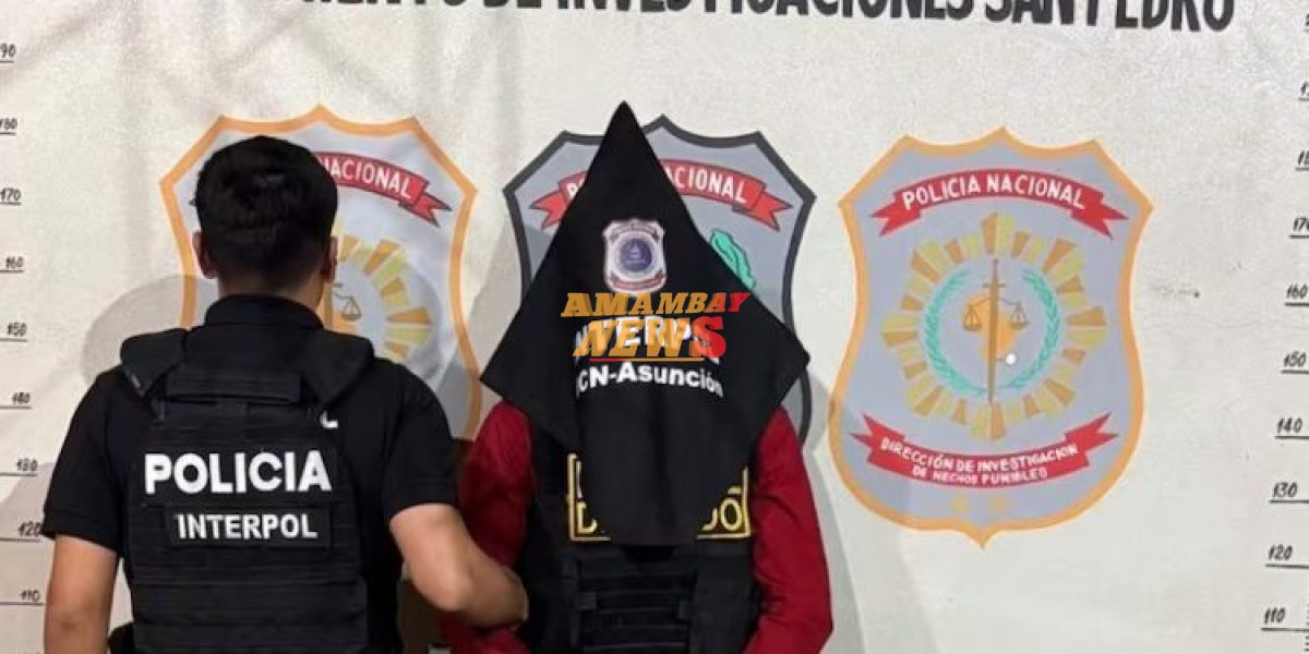 Interpol capturó a un hombre requerido con fines de extradición por Bolivia
