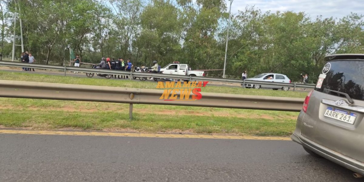 Motociclista pierde la vida tras chocar contra una camioneta en Ñu Guasú
