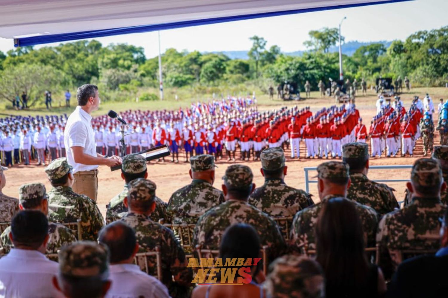 Santi discursó ante autoridades, hurreros y militares en Cerro Corá