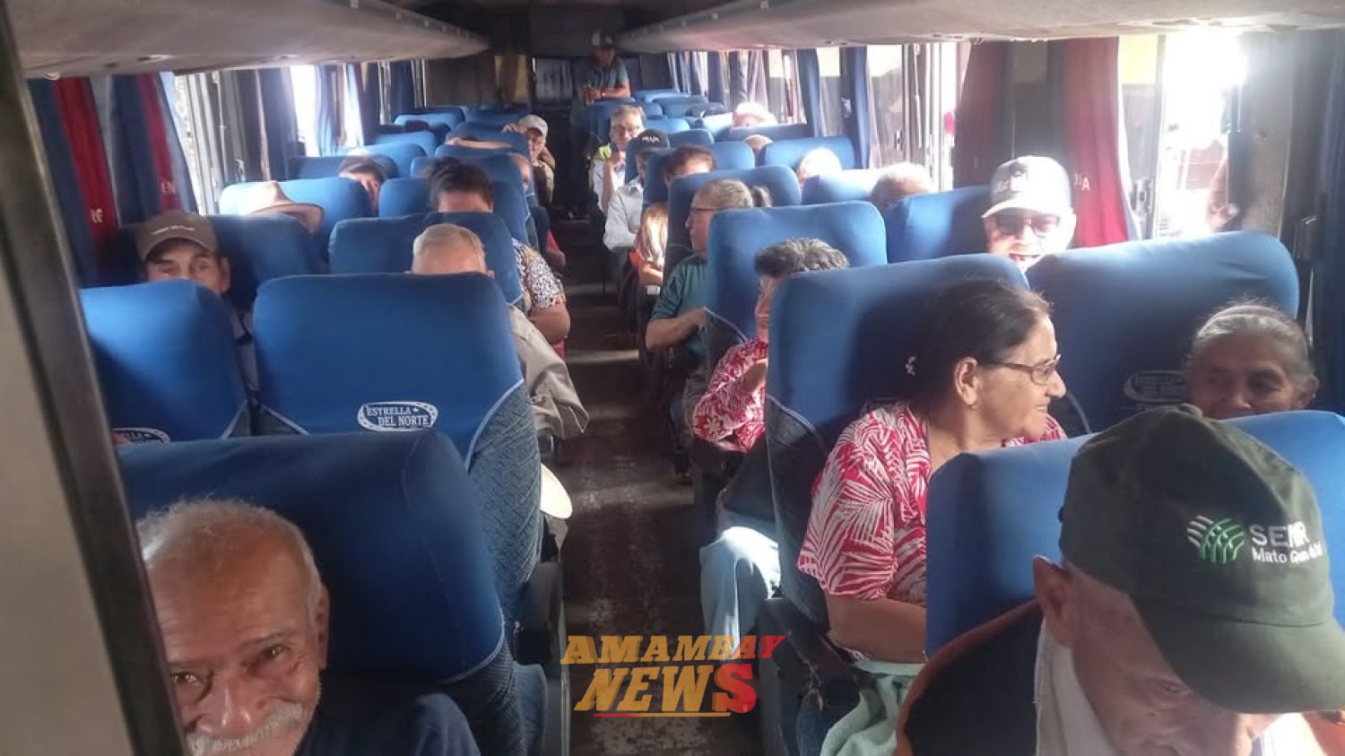 Municipalidad de Bella Vista Norte ofreció transporte gratuito a adultos mayores