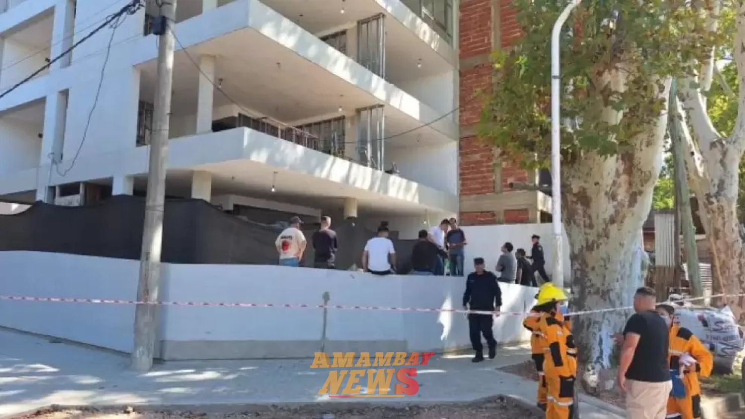 Hallan cadáver de albañil paraguayo oculto dentro de una pared en obra en construcción en Argentina
