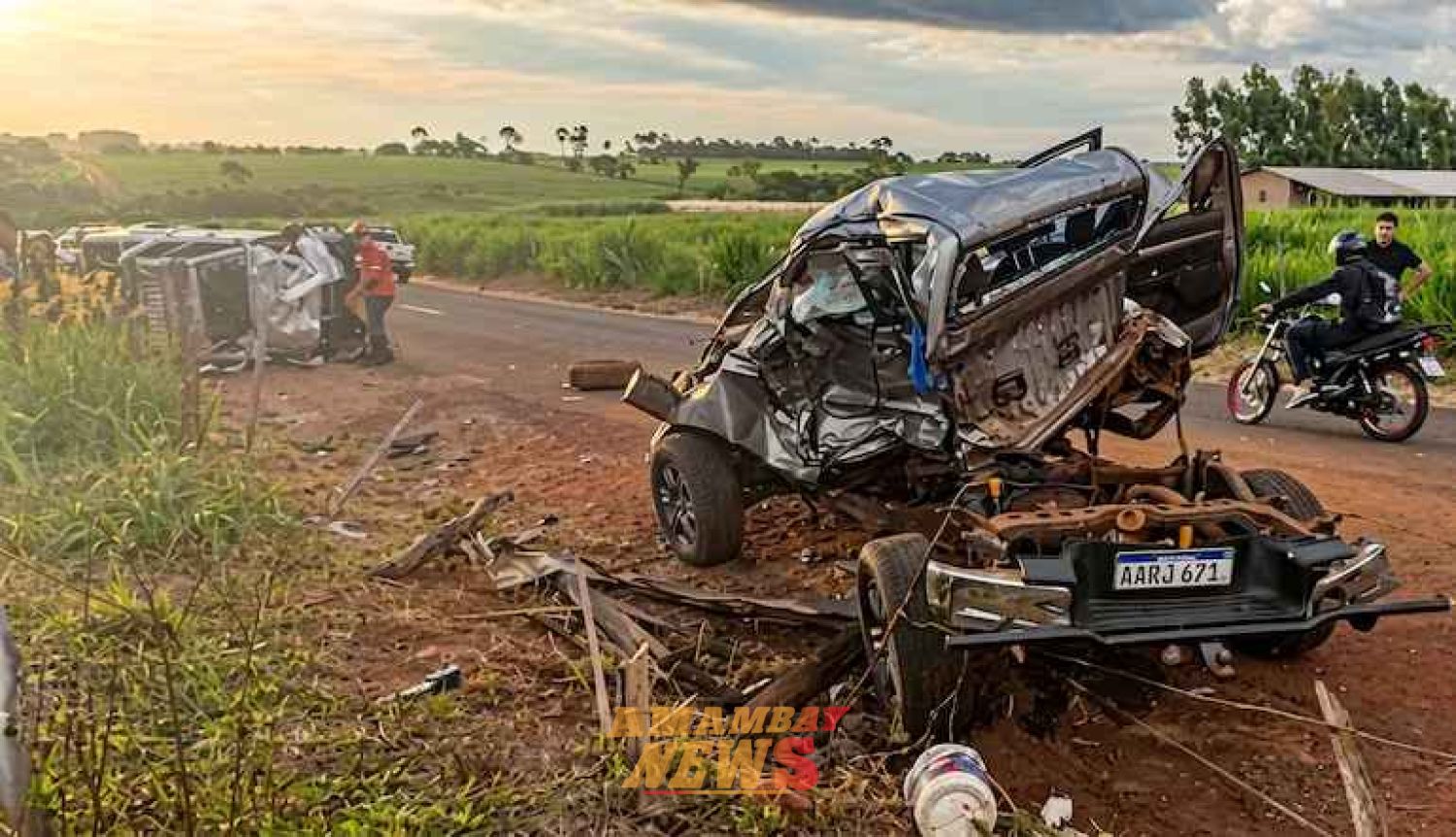 Trágico choque frontal en Caaguazú: tres adolescentes mueren en Sommerfeld