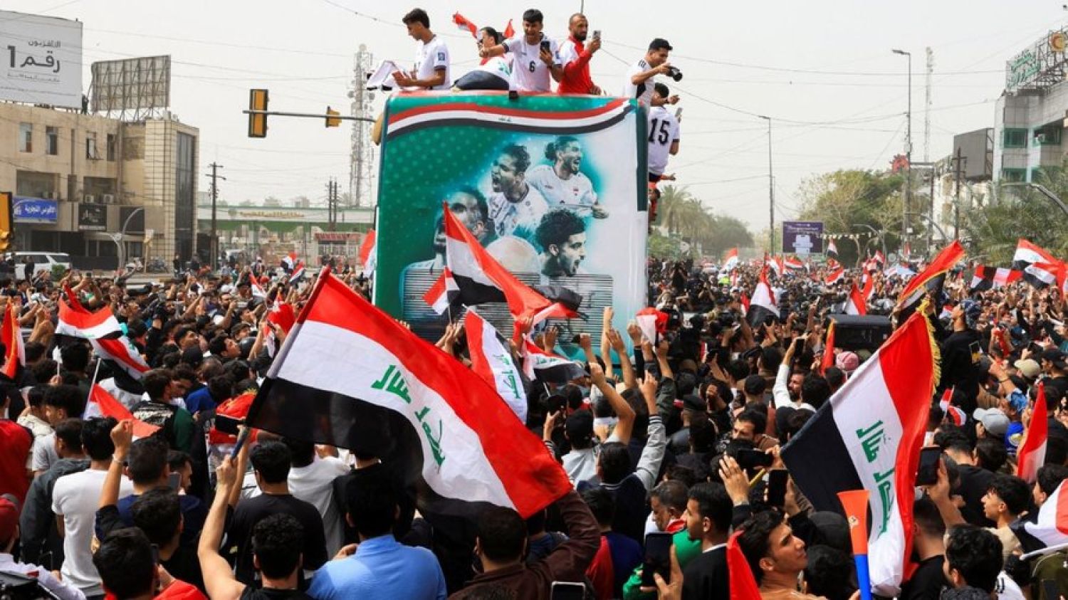 ¡Héroes! Irak celebra a su selección por lograr el pase al Mundial