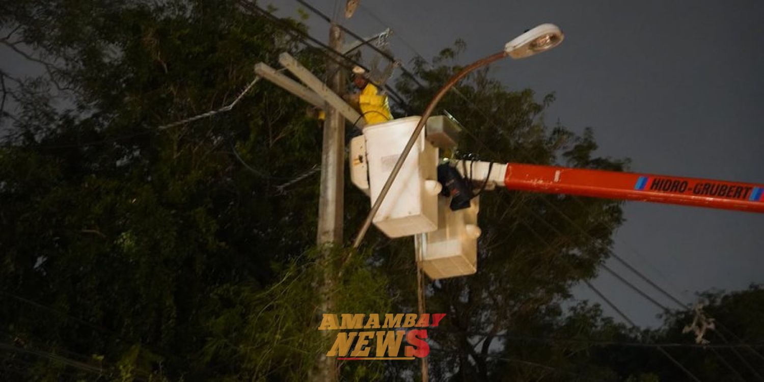 Temporal dejó sin energía a 16.000 usuarios de la ANDE, en Asunción