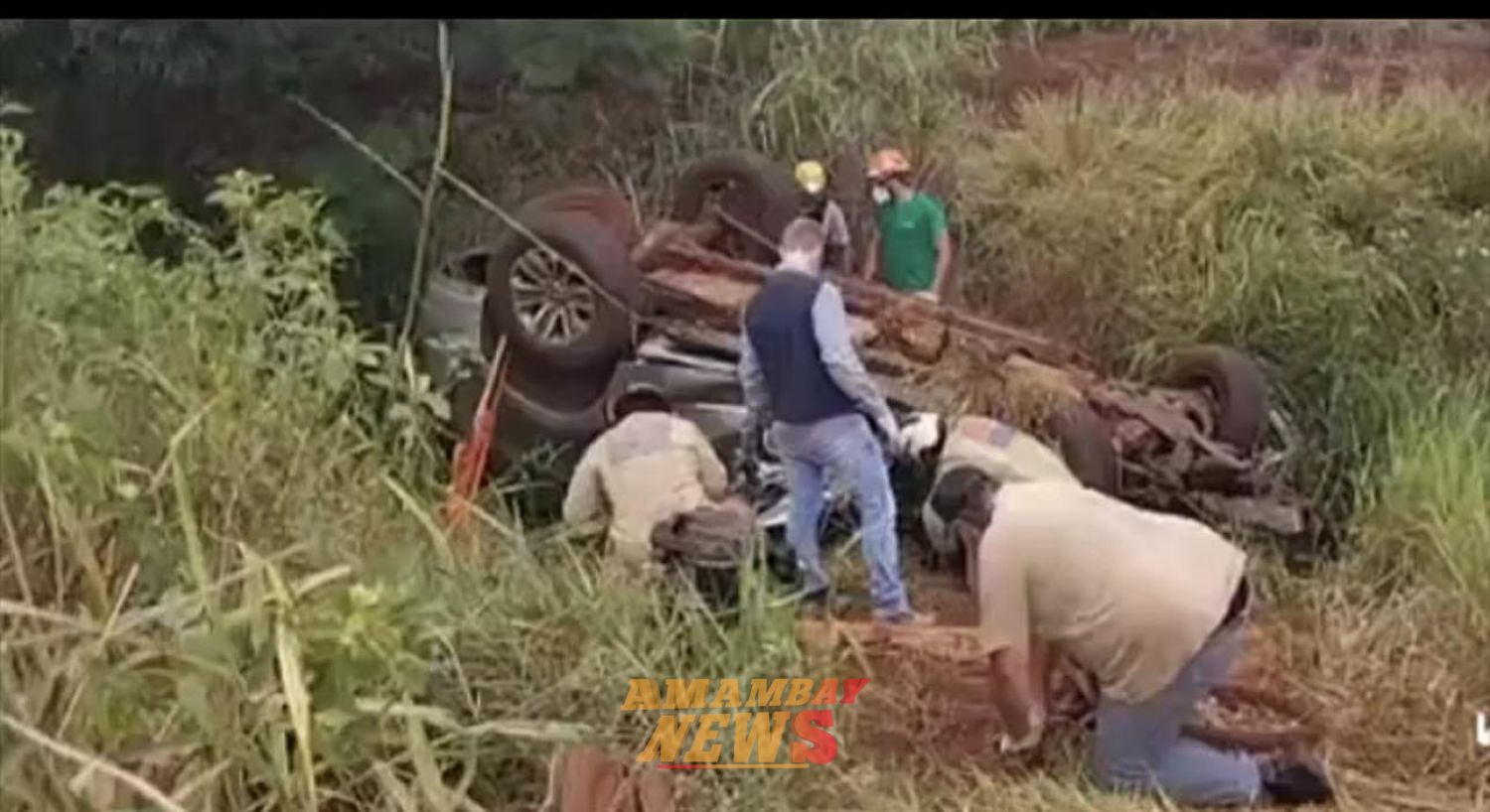 Grave accidente en Canindeyú deja dos muertos y cuatro heridos