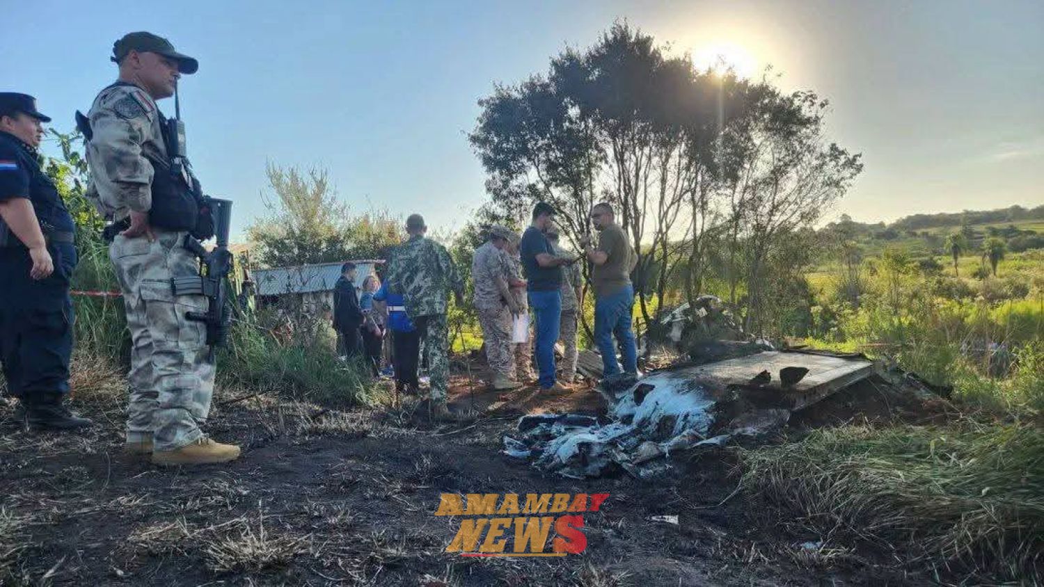 Avioneta siniestrada llevaba 30 bolsas de dinero