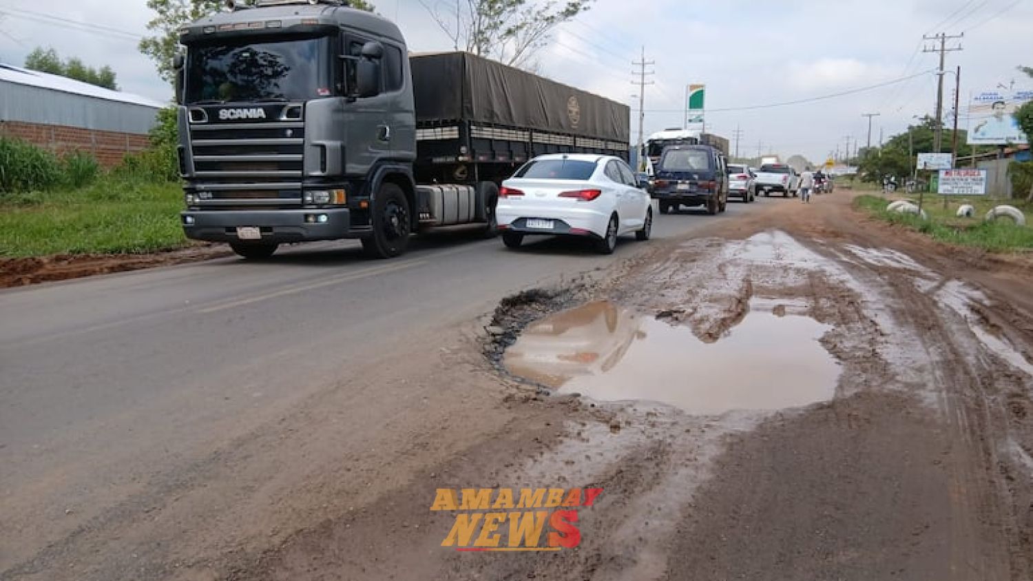 Ruta D071: tramo Guarambaré–Villeta, convertido en un peligro mortal