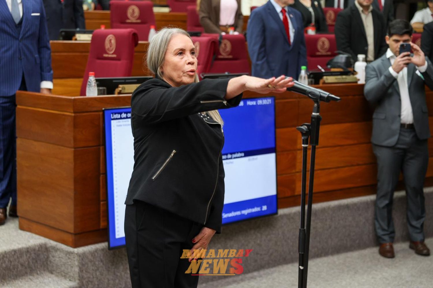 Gladys Mendoza juró como senadora en reemplazo de Javier “Chaqueñito” Vera