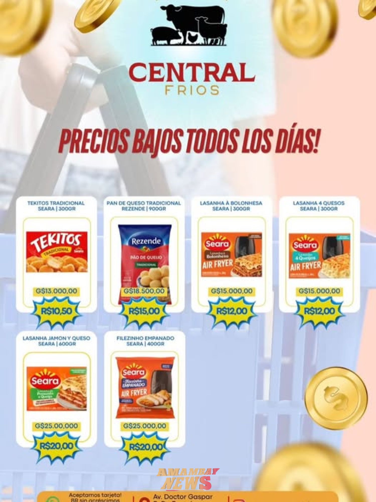 Central Fríos lanza una nueva promo con precios bajos todos los días, ideal para tu mesa familiar