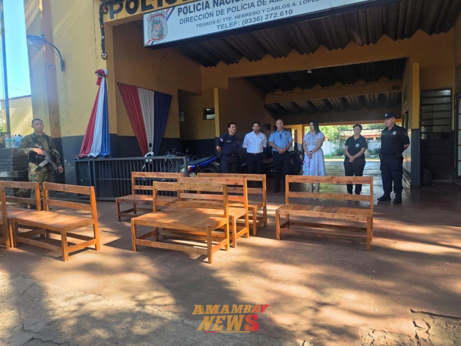 Reinserción efectiva: internos fabrican mobiliario para comisarías de Amambay
