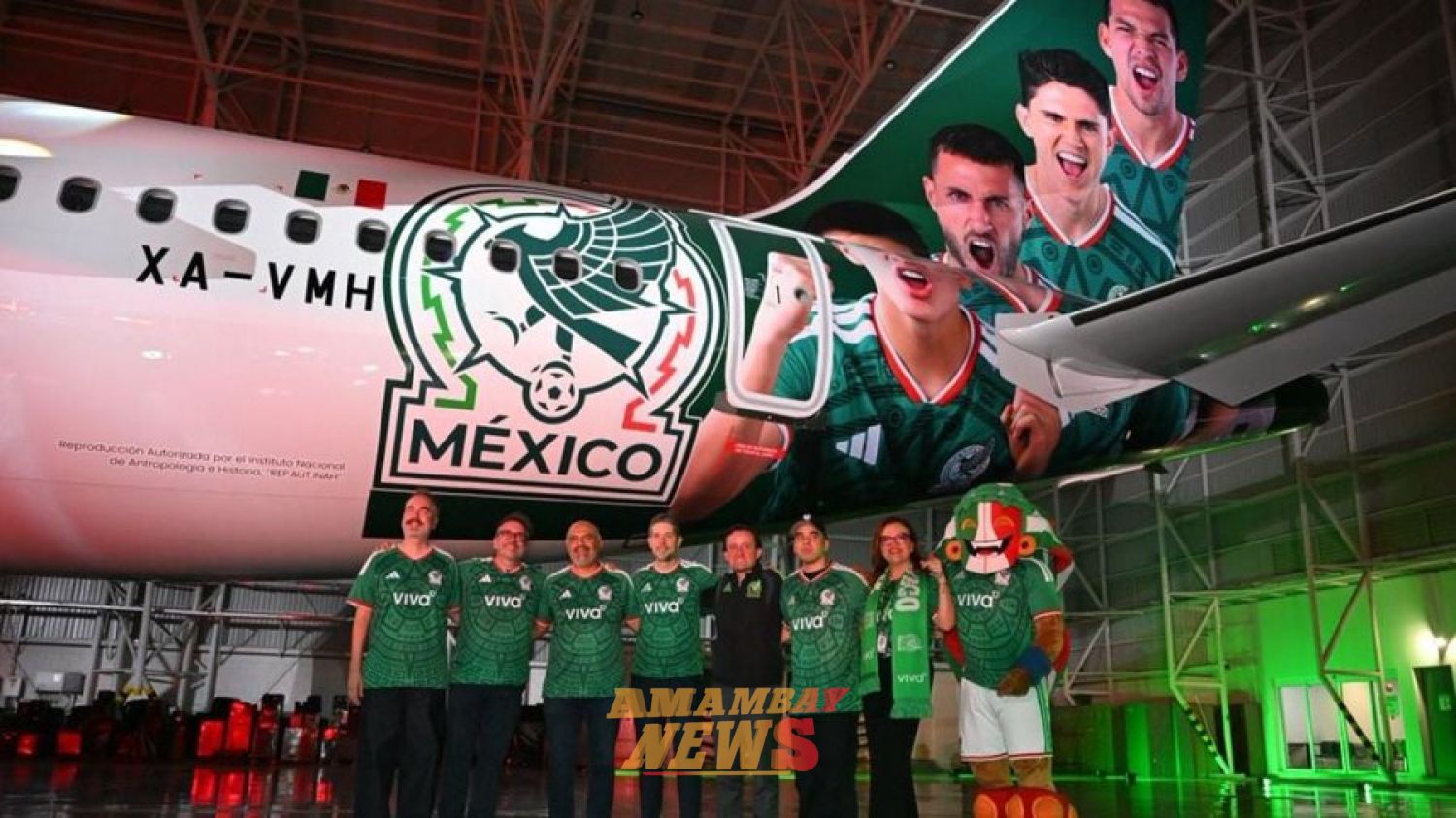 Selección Mexicana de Futbol estrena avión de cara al Mundial 2026