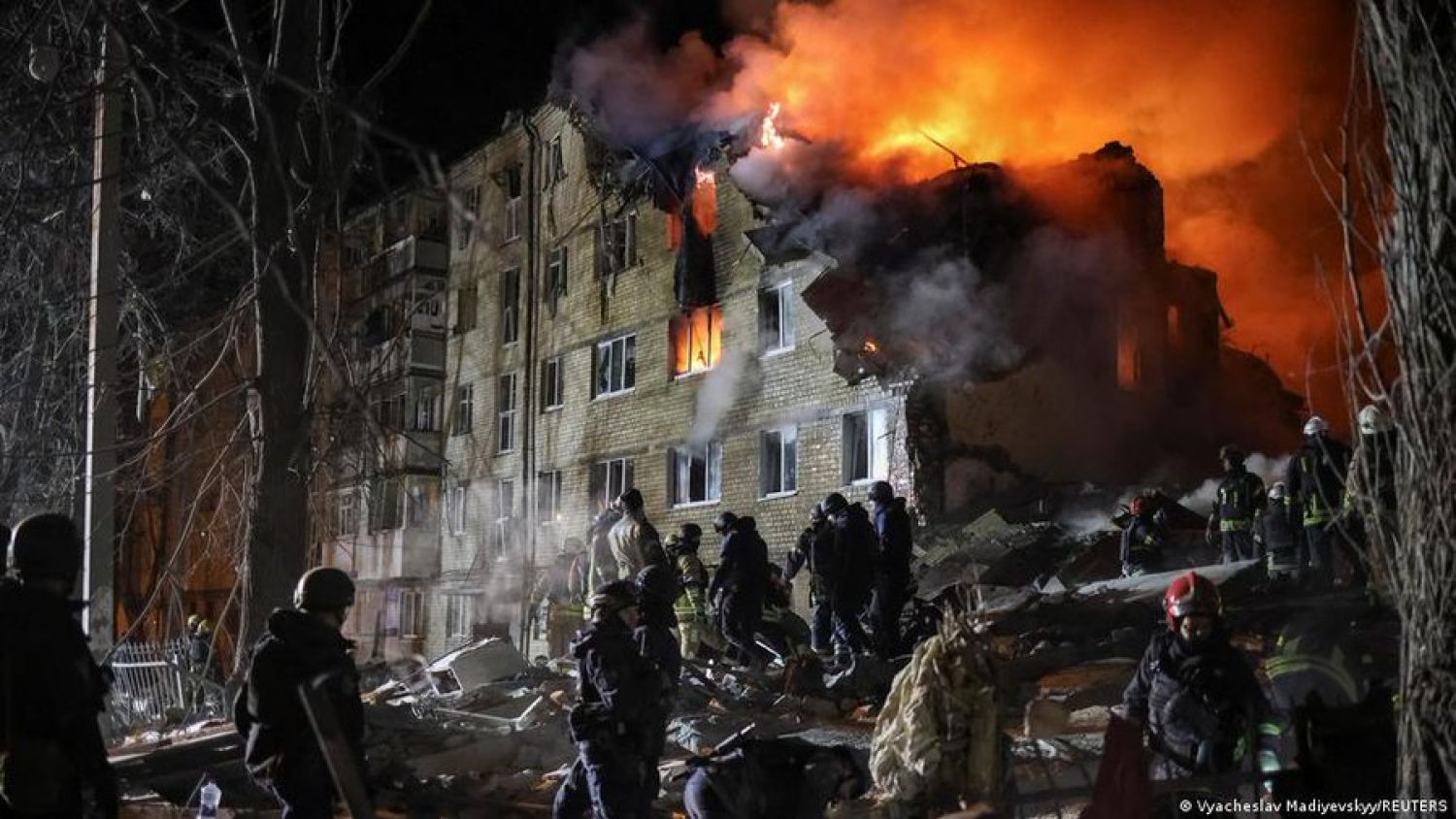 9 muertos y 16 heridos en Ucrania tras masivo bombardeo ruso