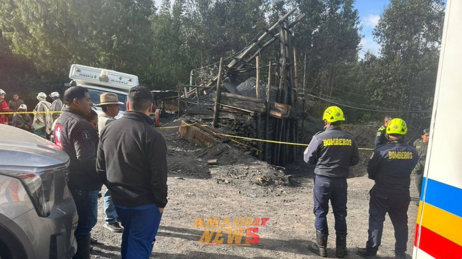 Hallan los cuerpos de seis personas que fallecieron en la explosión de una mina en Colombia