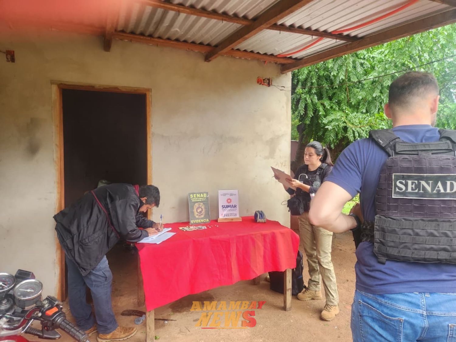 Allanamiento en Yby Yaú permite incautación de dosis de crack y dinero en efectivo