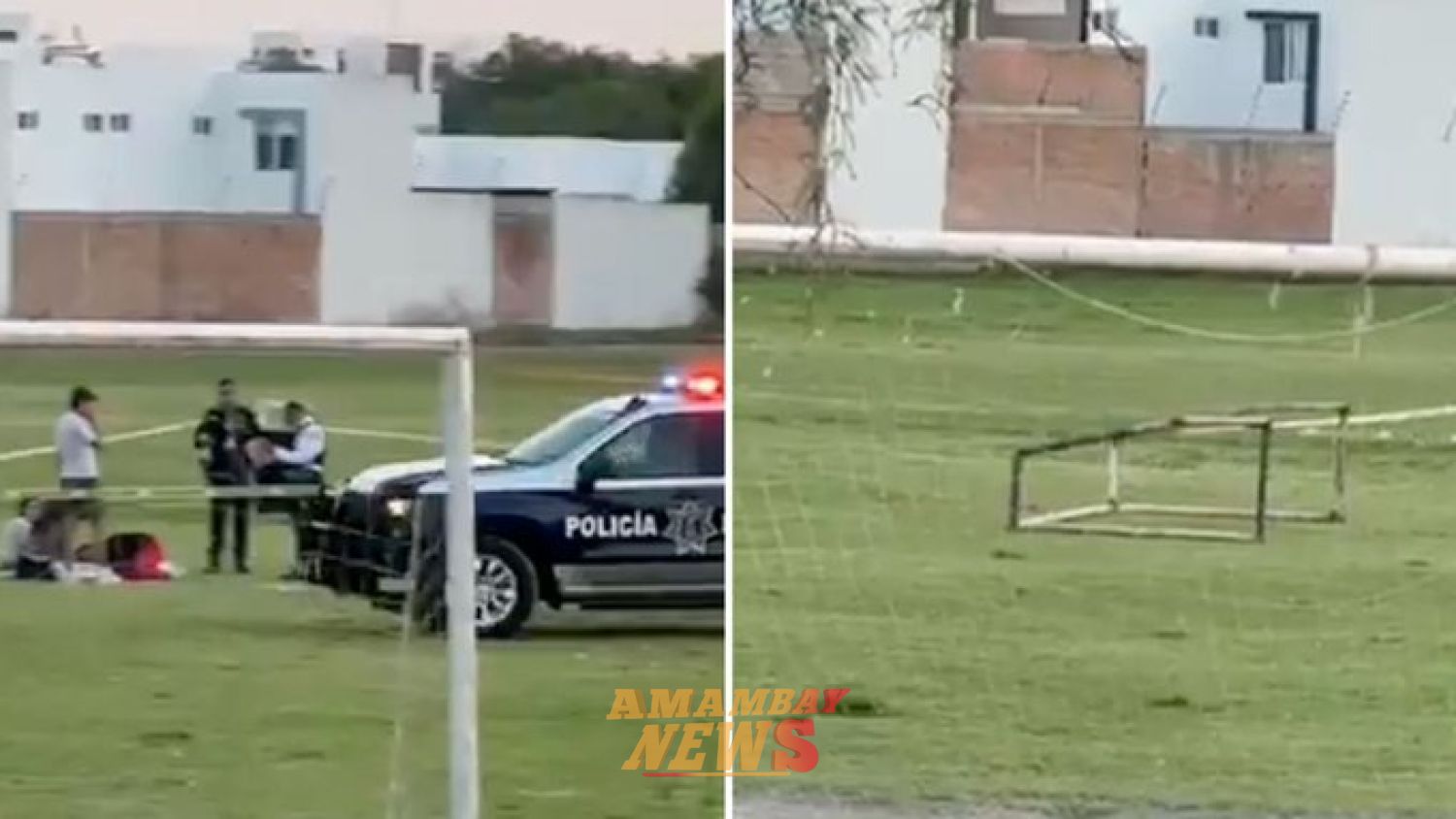 México: Muere un niño de 12 años tras caerle encima una portería cuando entrenaba en una cancha de futbol