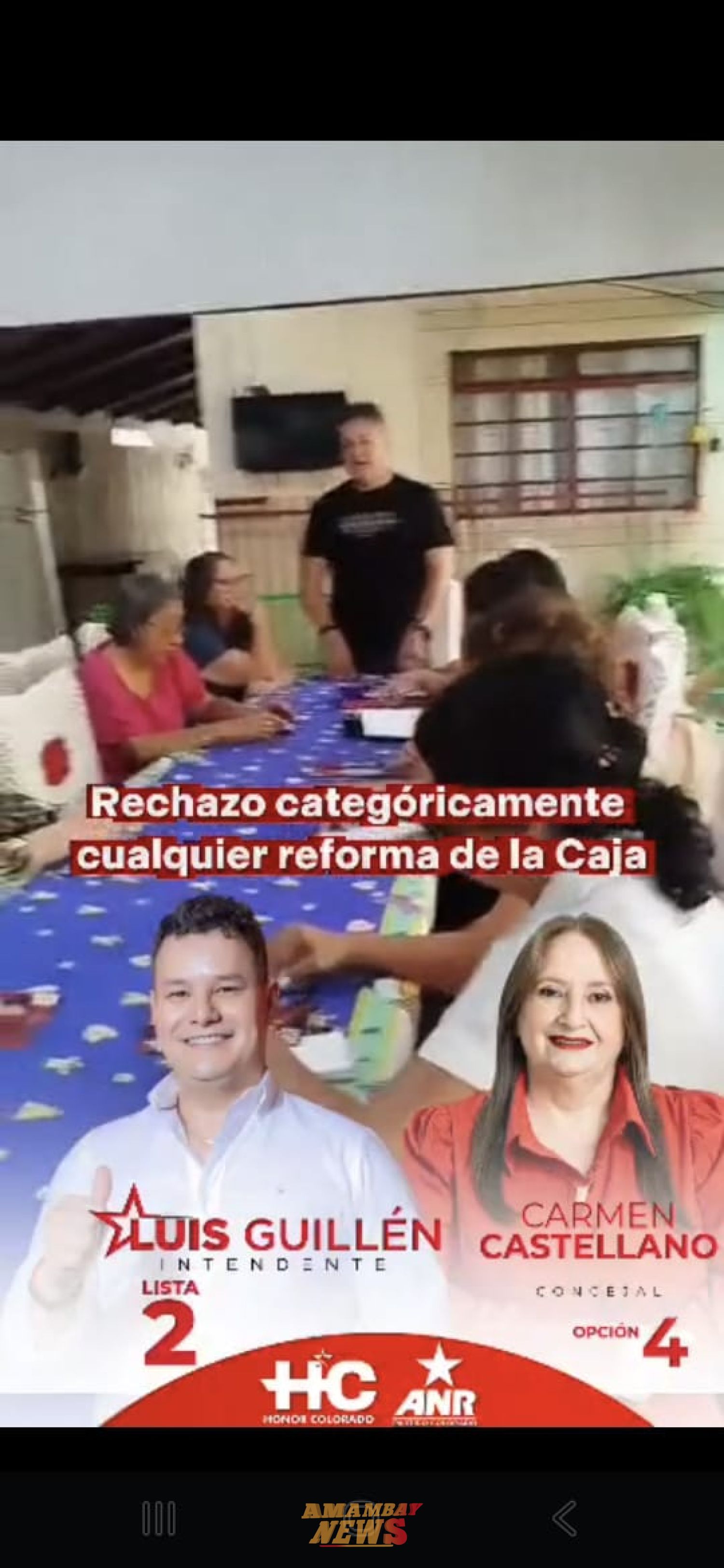 Luis Guillén y Carmen Castellano salen en contra de decisiones de "HC" y crean crisis con el Gobierno en Amambay