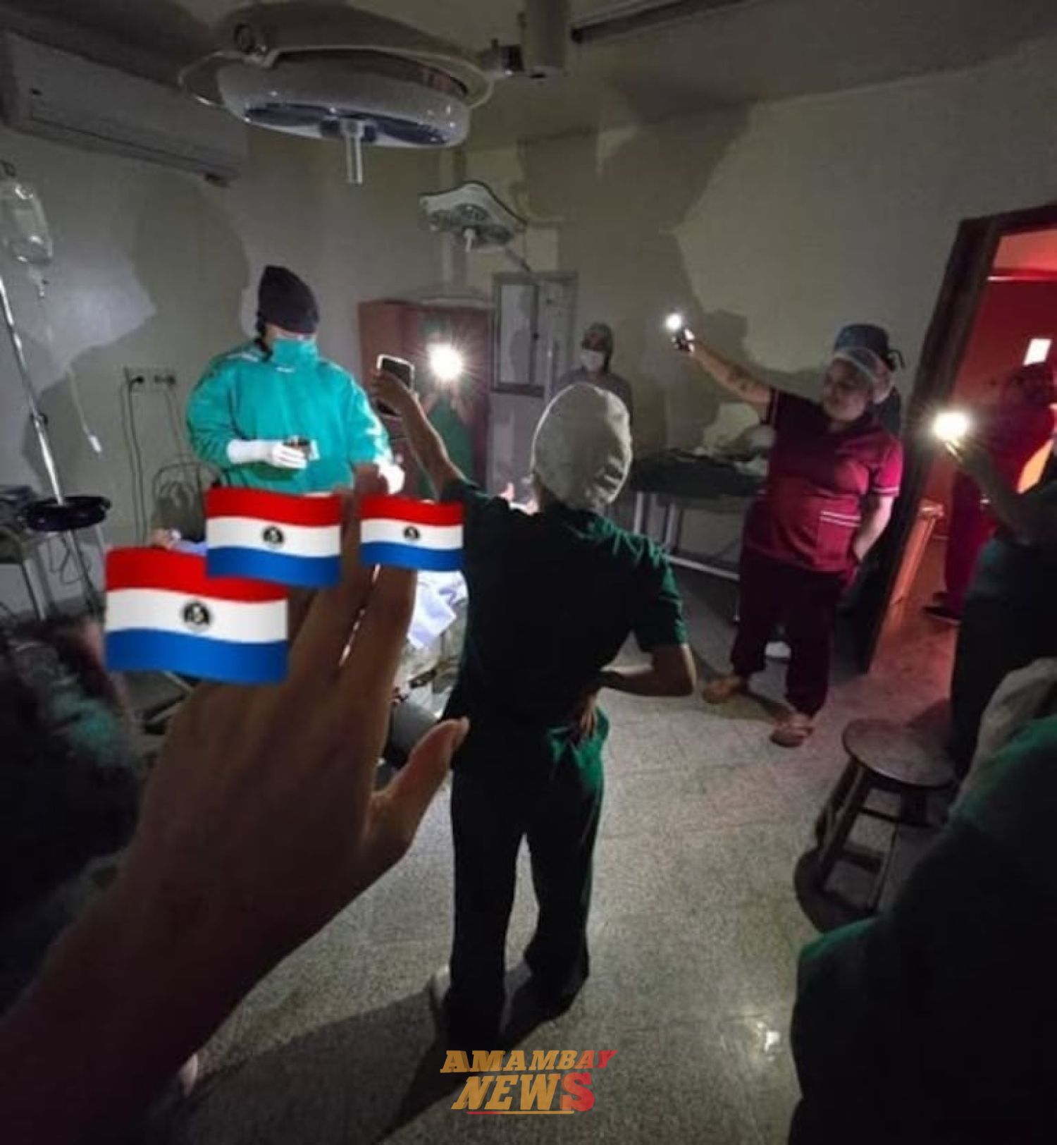 Hospital de Capiatá: cirugía a la luz de celulares por problemas con el generador