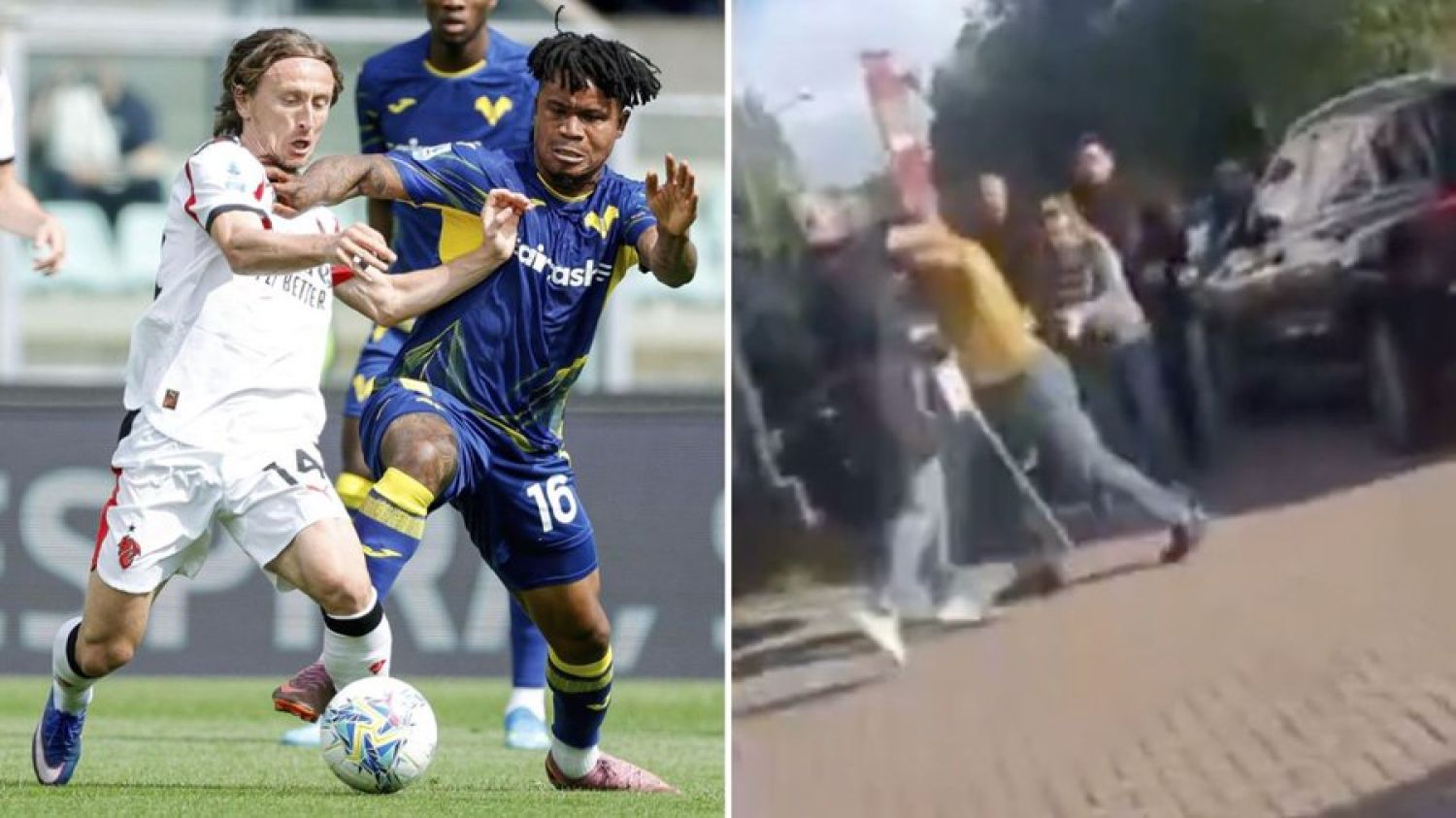 Futbolista baja de su auto y golpea a un aficionado que le reclamó por no acceder a tomarse una foto con un niño
