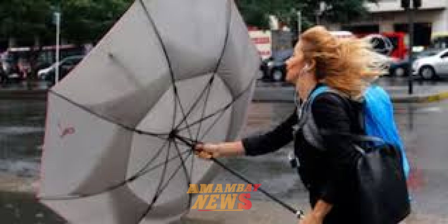 Domingo con alerta por lluvias intensas y ráfagas que podrían superar los 90 km/h