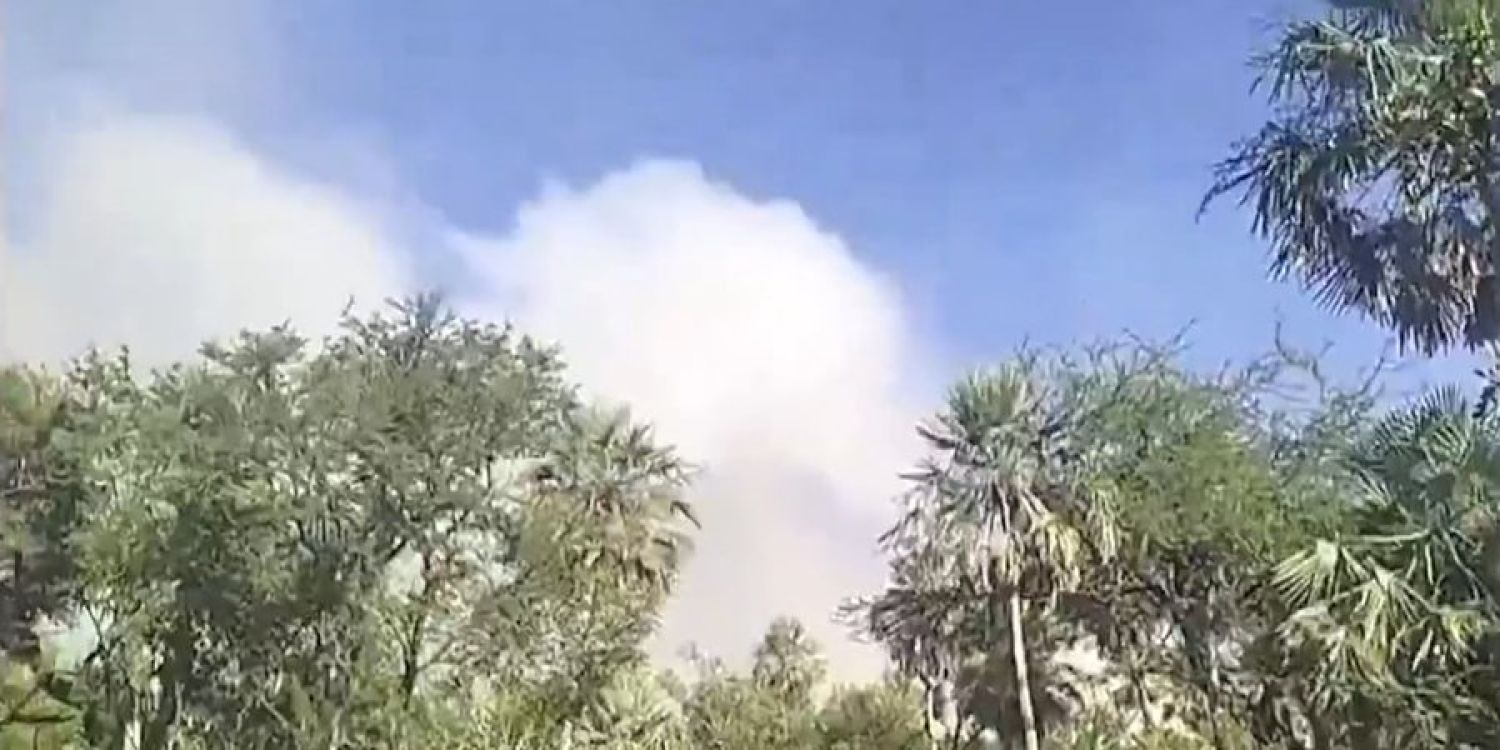 Reportan incendio de gran magnitud en Villa Hayes