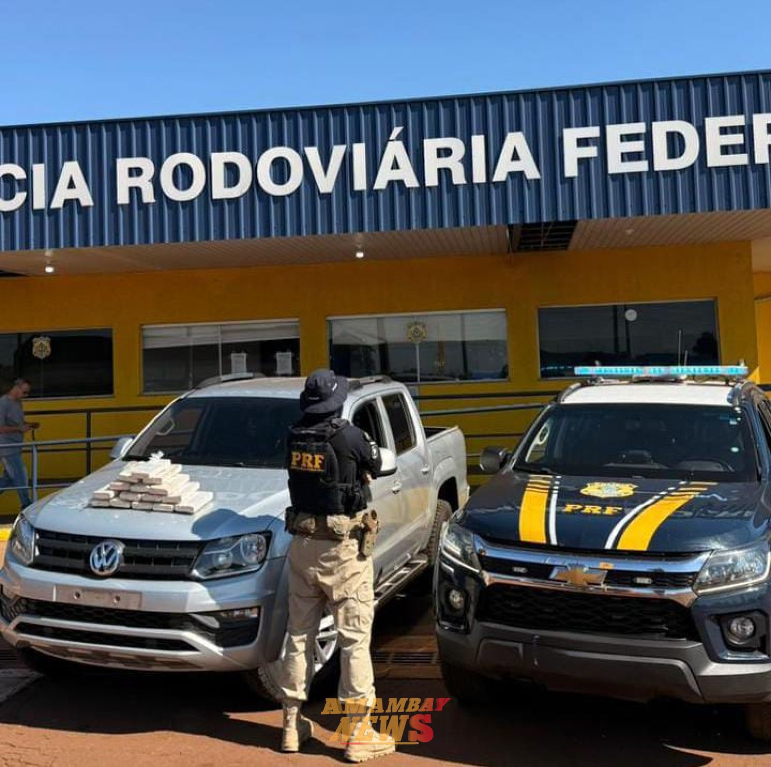 Incautan 16 kilos de cocaína ocultos en rueda de auxilio tras control en Dourados