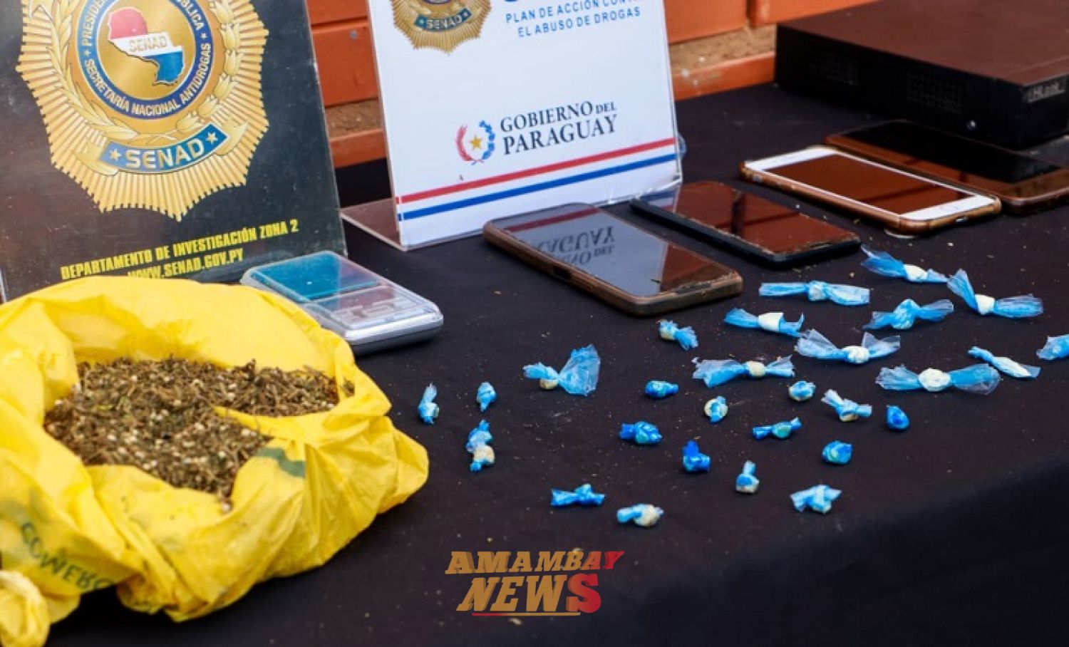Detienen a integrante de estructura criminal en Luque desmantelan centro de ventas de marihuana
