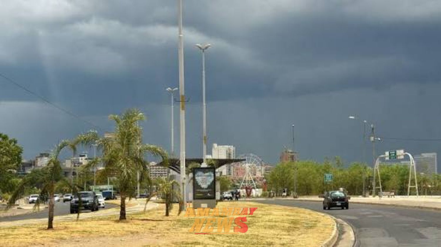 Jueves caluroso, con lluvias y tormentas en Paraguay