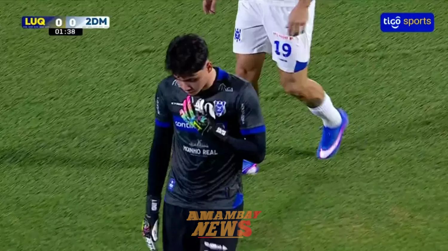 El arquero juvenil del 2 de Mayo que fue titular y salió antes de los 2 minutos