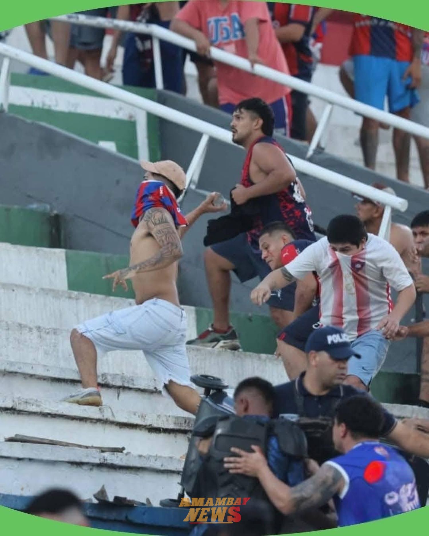 Suspenden el clásico por incidentes entre barras de Cerro Porteño