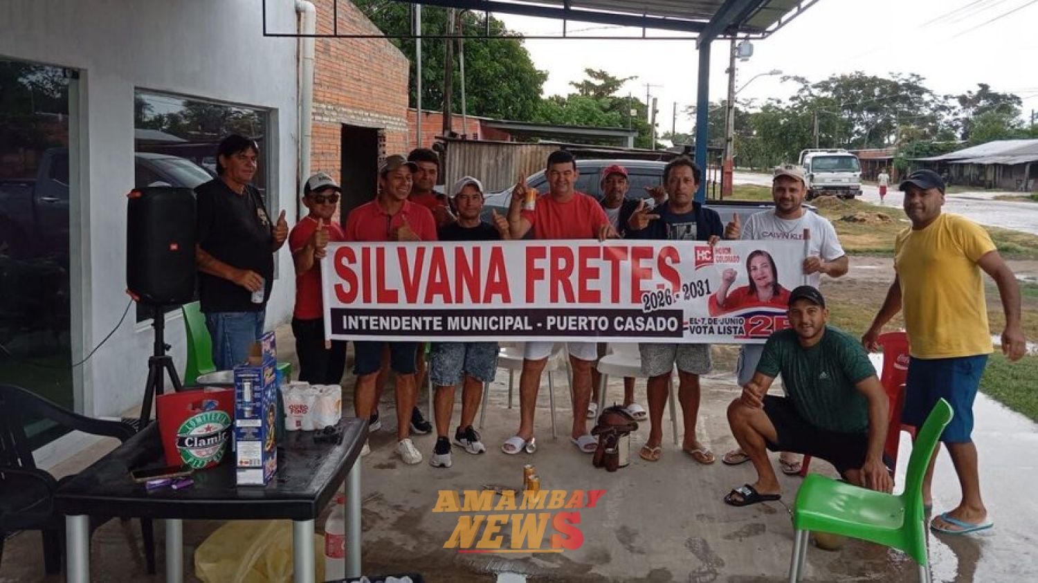 Jefe de TSJE en Puerto Casado aparece en acto proselitista a favor de candidata