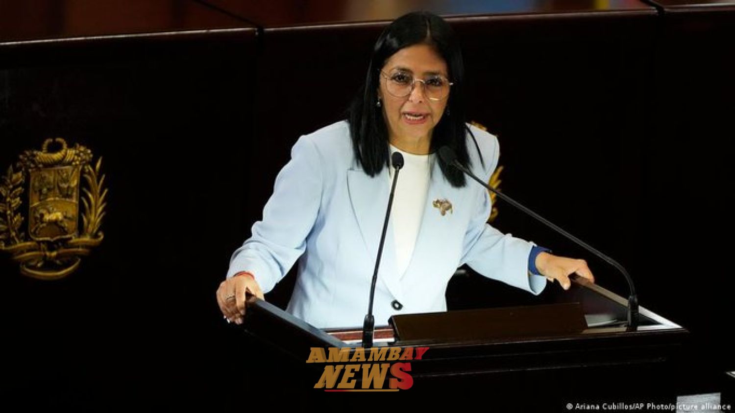 Presidenta interina de Venezuela promete elecciones libres