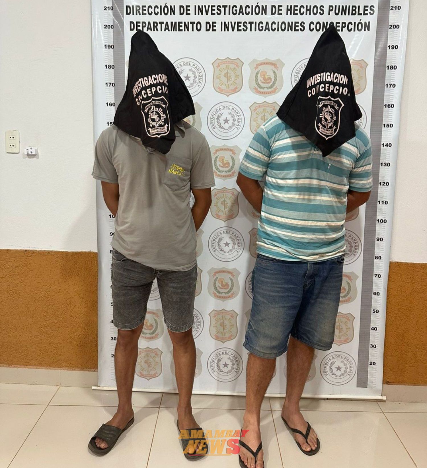 Supuestos ladrones de escuela en la cárcel