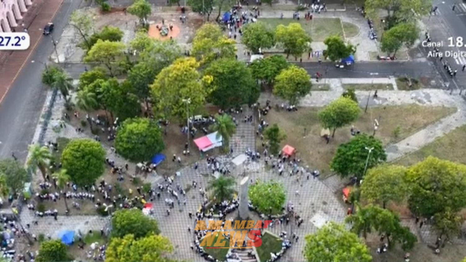 Reforma de Caja Fiscal: Manifestantes y numerosos policías se instalan en zona del Congreso
