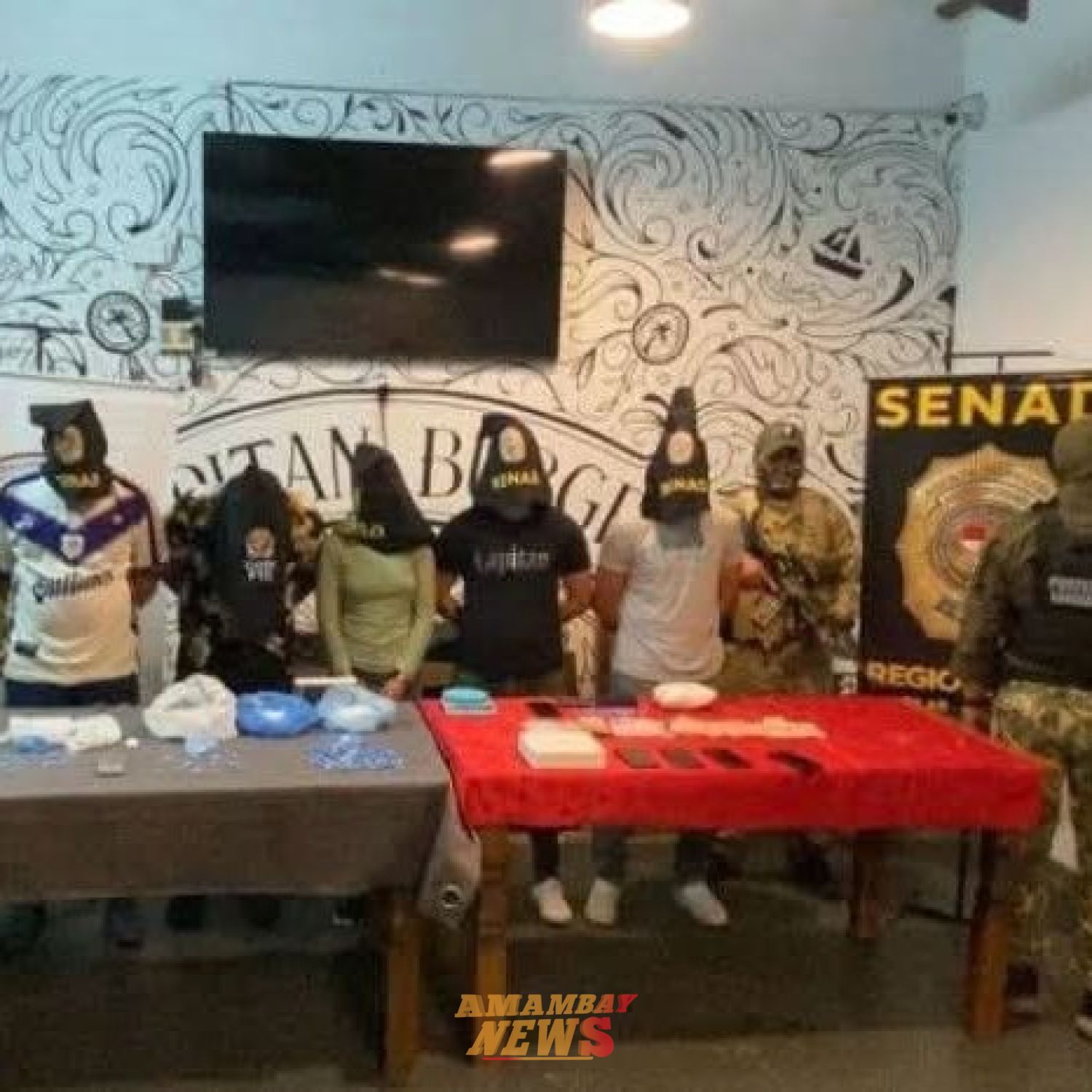 Operación interinstitucional permite incautación de supuesta cocaína y varios detenidos en Pilar