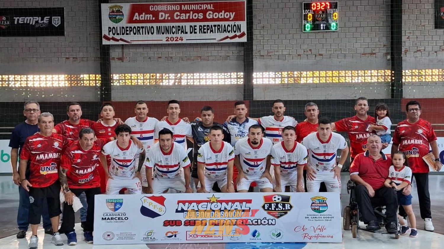 Amambay supera a Repatriación y clasifica a la siguiente ronda del Nacional de Fútbol de Salón