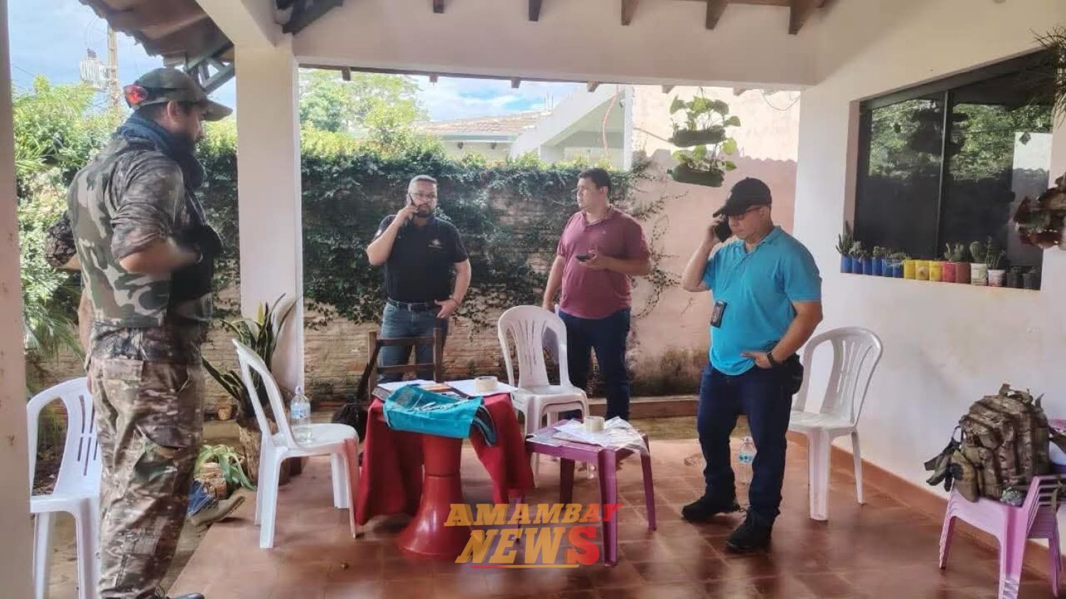 Comitiva fiscal-policial realiza allanamientos e incauta evidencias sobre crimen de expresidente de la DINAC