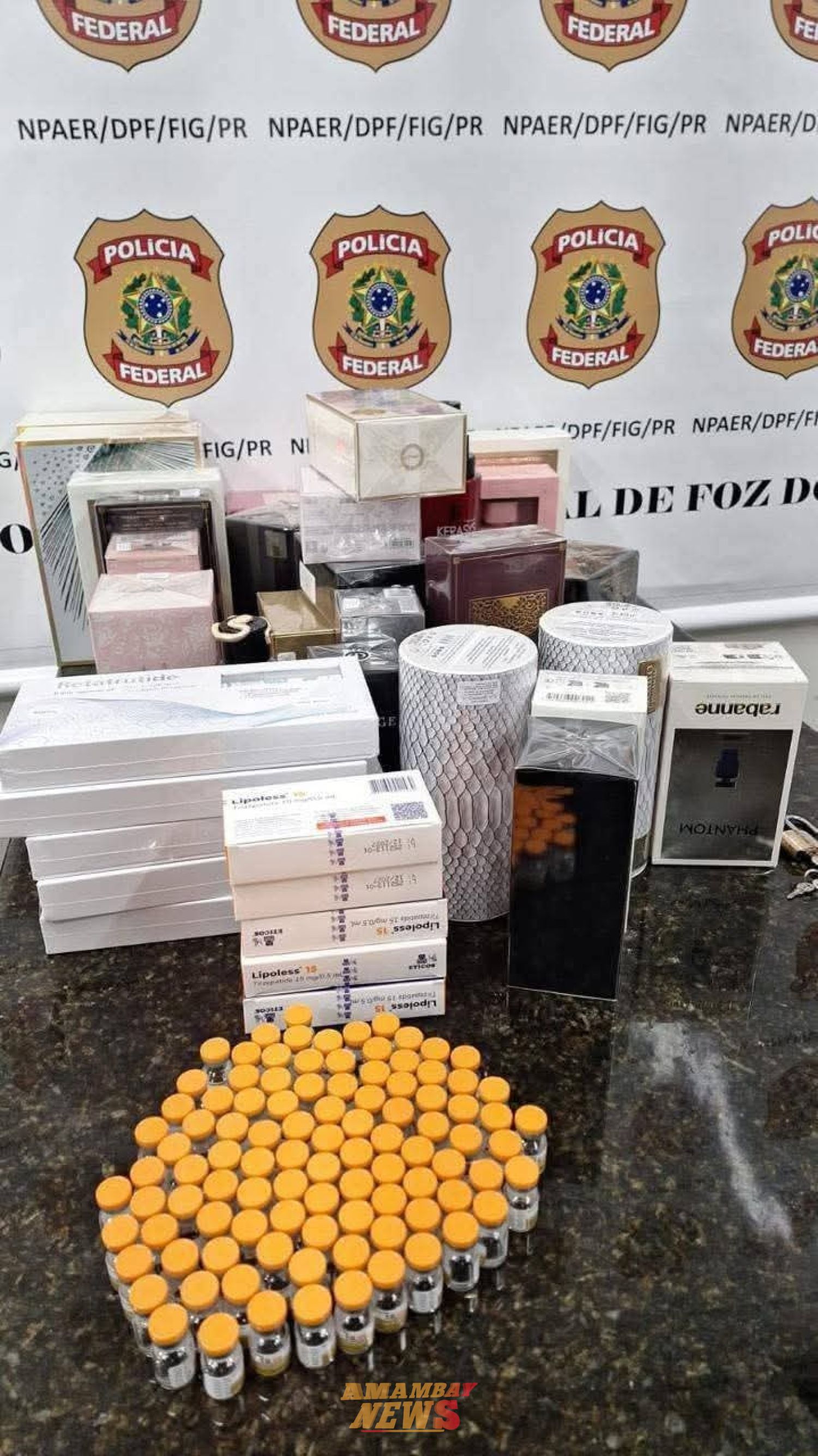 Incautan fármacos paraguayos en el aeropuerto de Foz
