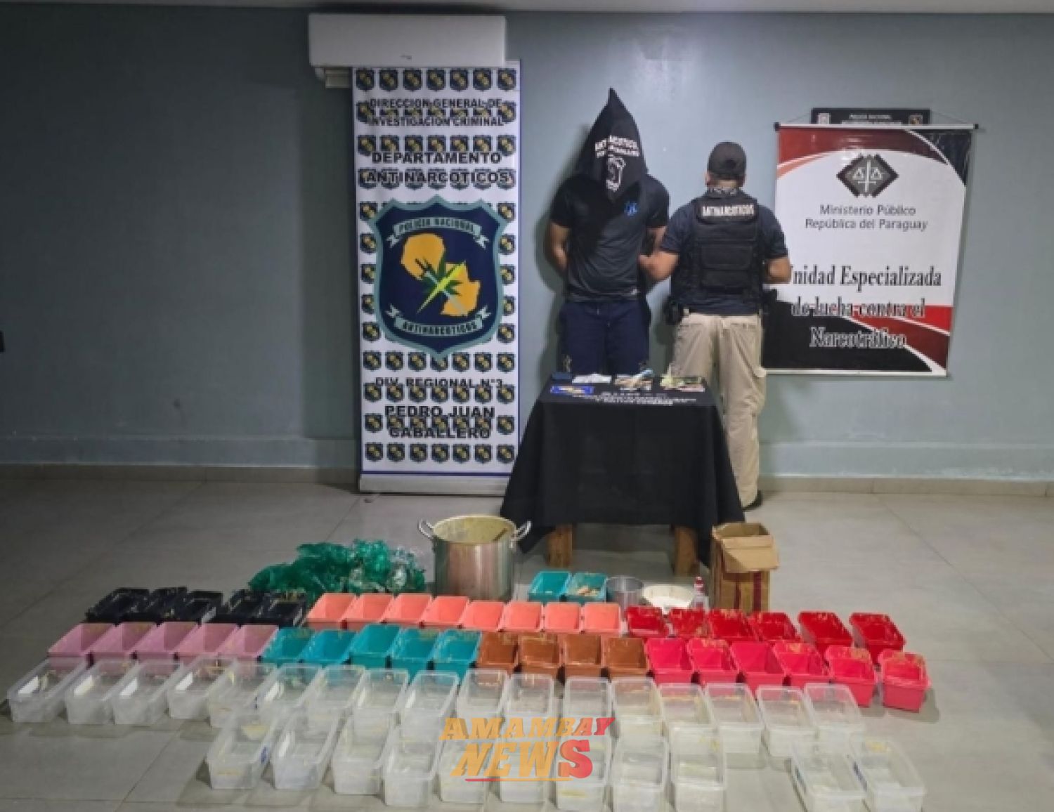 Aprehenden a brasileño en supuesto laboratorio de cocaina en PJC