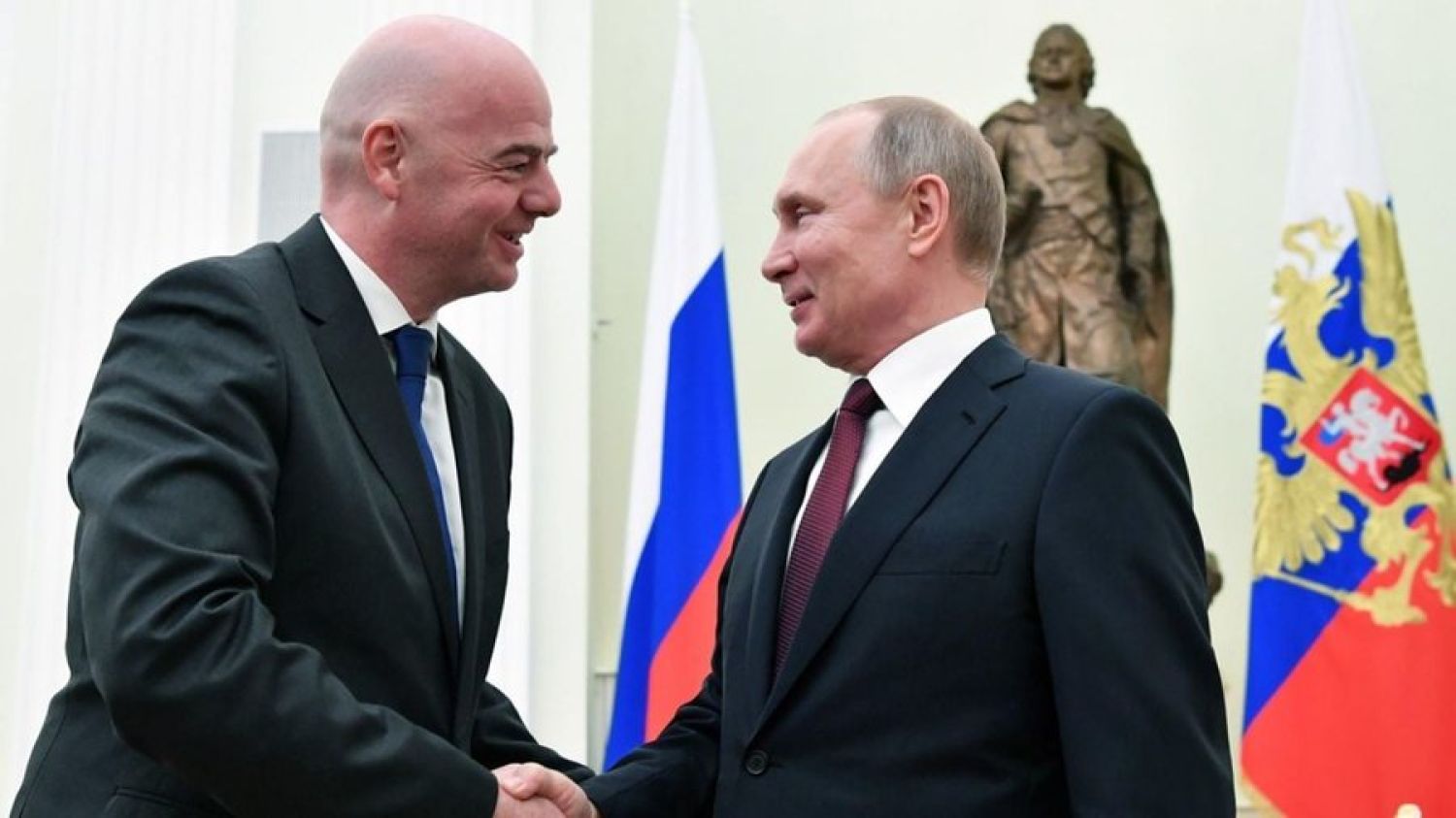 Gianni Infantino, presidente de la FIFA, propone levantarle la suspensión a Rusia