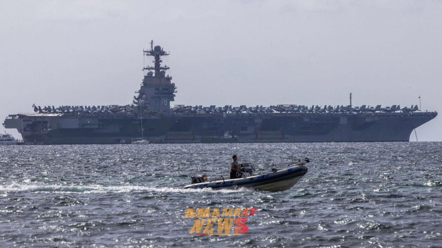 EEUU envía a su mayor portaaviones del Caribe a Oriente Medio